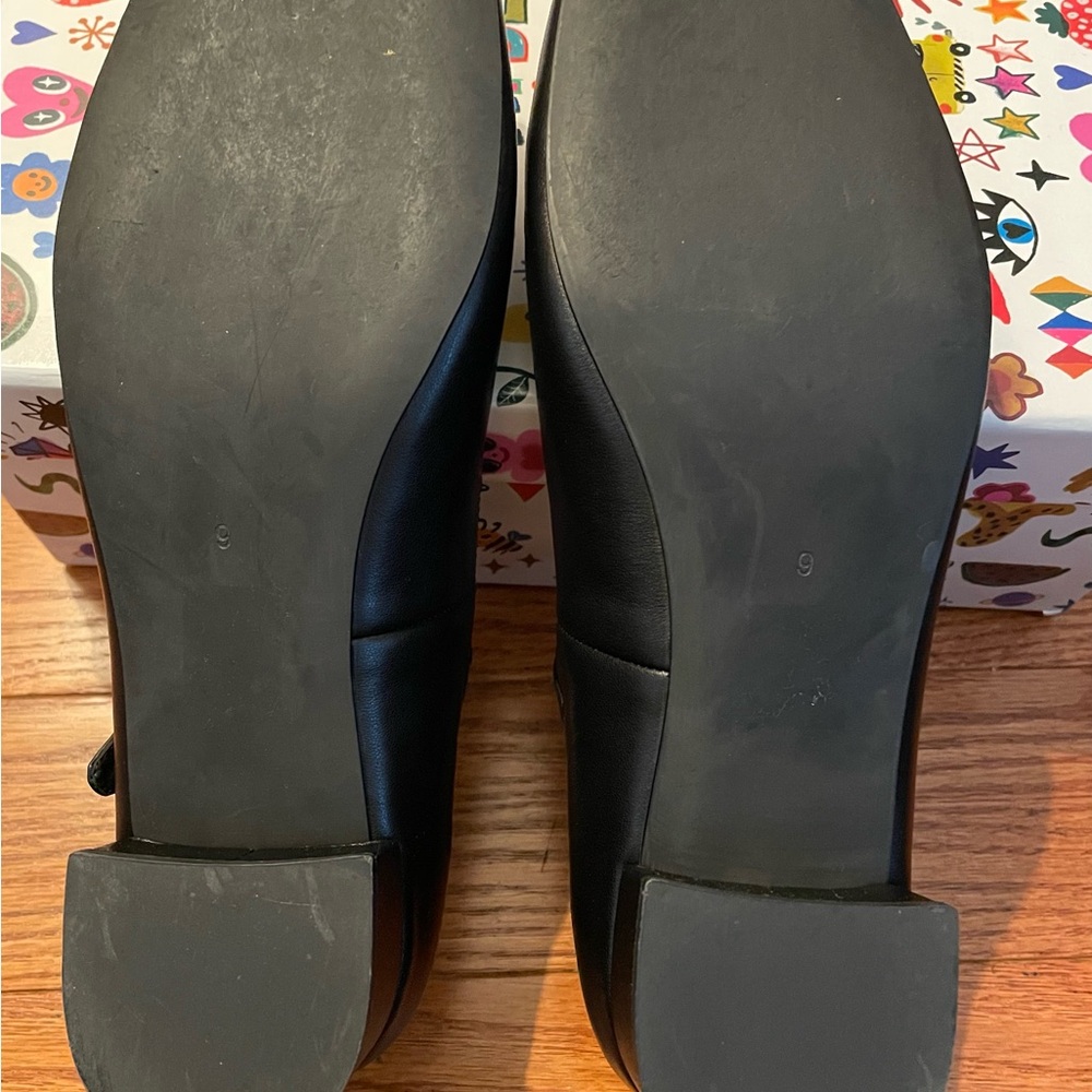 Jeffrey Campbell Black Mary Jane Flats - Picture 5 of 8